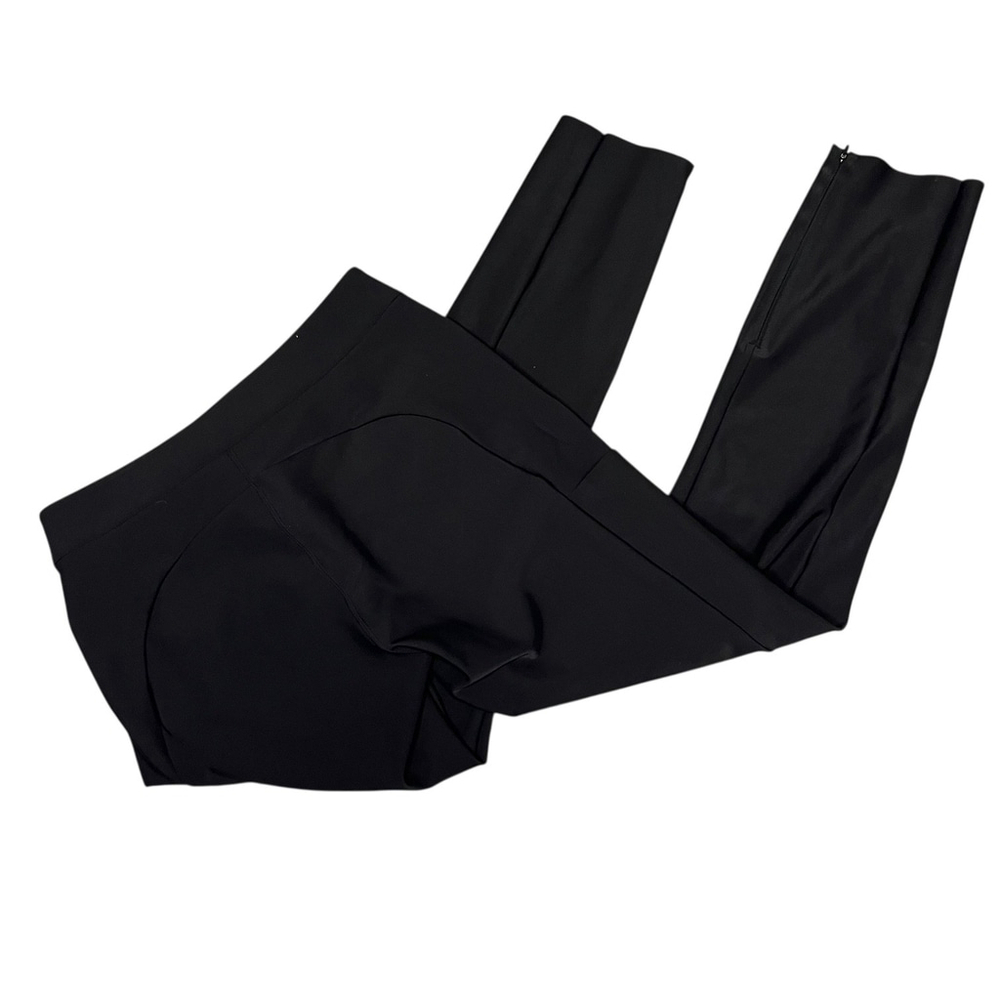 Athleta Stellar Trouser Black Flat Front Stretch Ankle Pants Size 4 - Picture 7 of 10